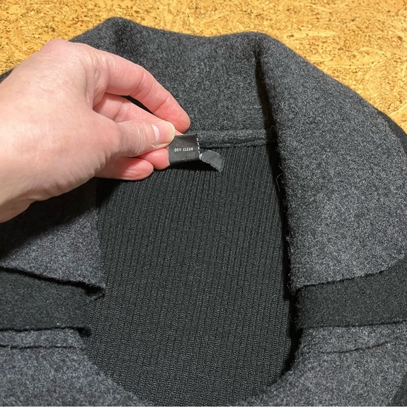 Alfani Merino Wool Ruffled Collar Button Cardigan Sweater Sz S - Picture 4 of 16